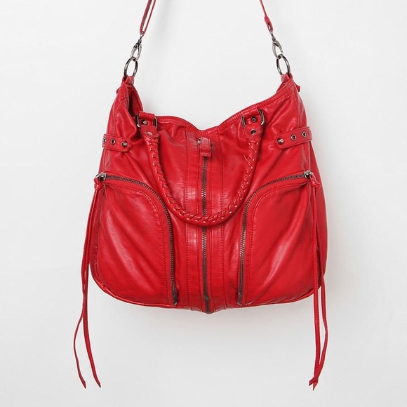 Urban Outfitters Handbags - 🖤 3/$20 UO Deena & Ozzy Red Moto Zipper Purse